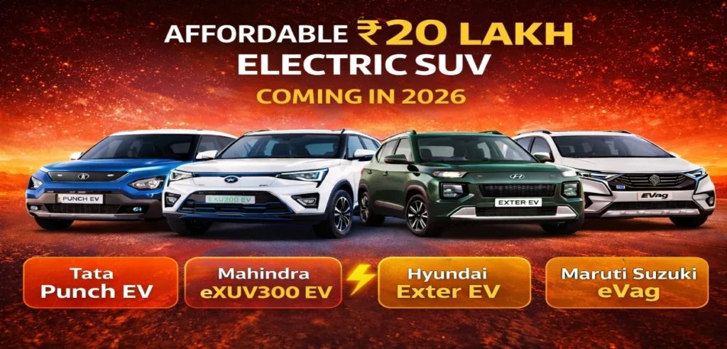 Affordable electric SUV under 20 lakh