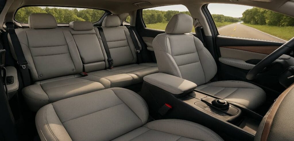 Nissan Gravite interior dashboard and seating layout