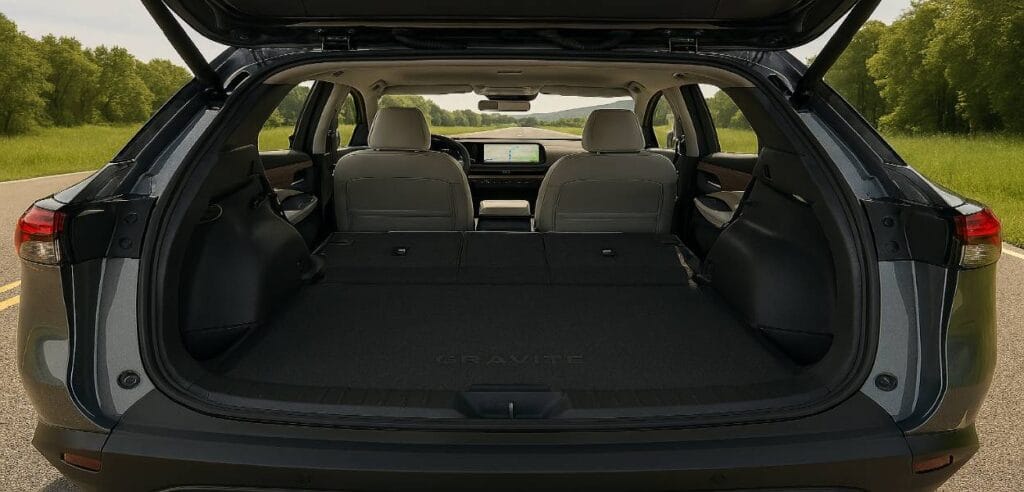 Nissan Gravite interior boot space that make every ride comfortable and stylish