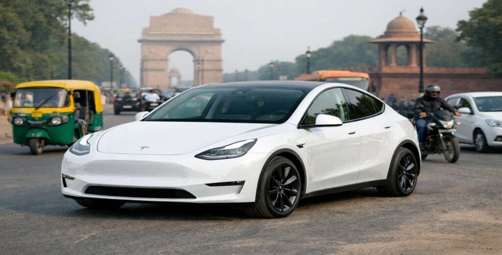 Tesla Model Y AWD white